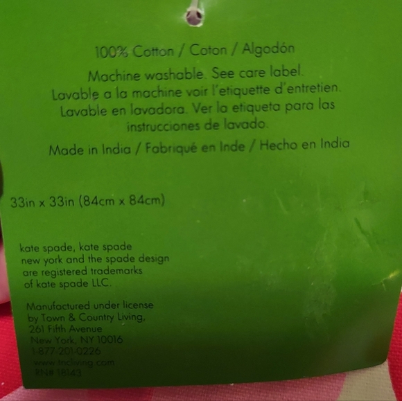 NEW Kate Spade Apron With Red And Pink Hearts, 100% Cotton, 33"×33" - Picture 11 of 13